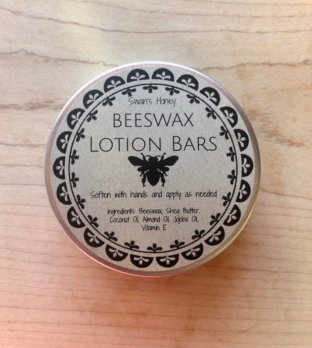 beeswax lotion bar closed